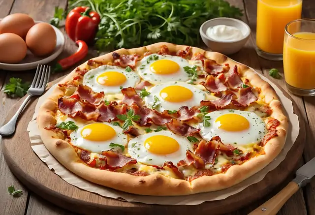 Video thumbnail for Breakfast Pizza