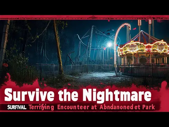 Video thumbnail for Survive the Nightmare: Family's Terrifying Encounter at Abandoned Amusement Park