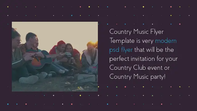 Video thumbnail for Country Music Flyer Template