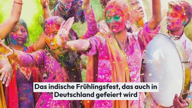 Video thumbnail for Holi Fest der Farben Das indische Frühlingsfest, das auch in Deutschland gefeiert wird