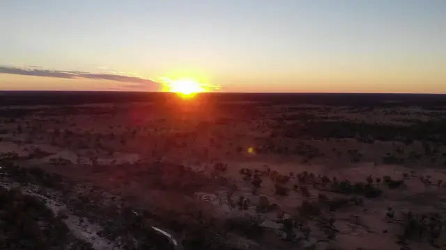 'Video thumbnail for Western Queensland Sunset'