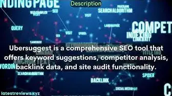 Video thumbnail for Keyword Research Made Easy with Ubersuggest!