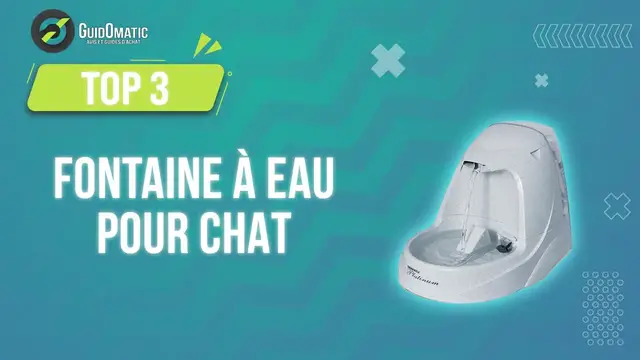 Video thumbnail for ⭐️ TOP 3 : FONTAINE A EAU POUR CHAT 2023