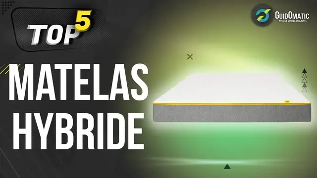 Video thumbnail for ⭐️ MEILLEUR MATELAS HYBRIDE (2022) - Comparatif & Guide d'achat