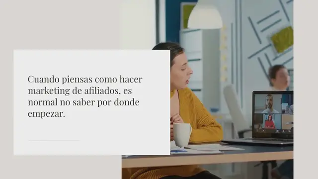 Video thumbnail for Marketing de afiliados: como empezar