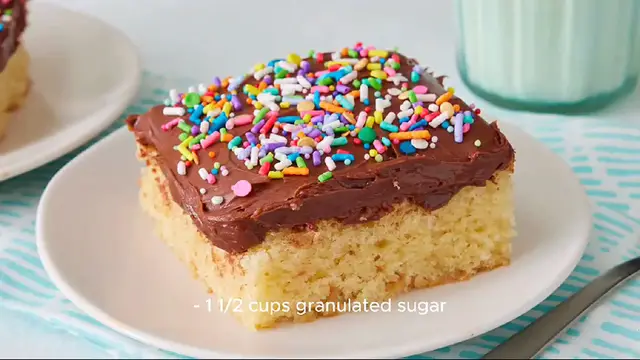 Video thumbnail for yellow cake recipe