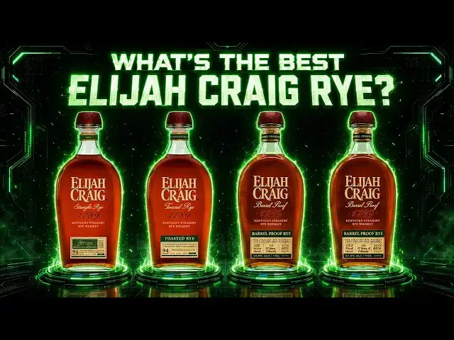 Video thumbnail for Elijah Craig Rye Whiskey Flight - Toasted Rye & Barrel Proof A925 vs B526