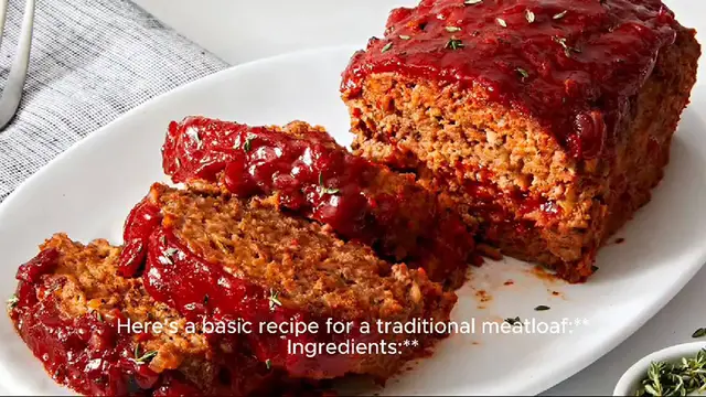 Video thumbnail for Meatloaf recipe