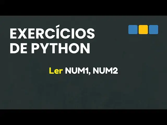 Video thumbnail for Exercício de Python: programa para Trocar Dois Números Usando uma Variável Temporária em python