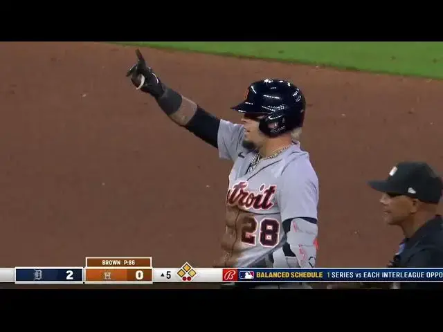 'Video thumbnail for Javier Baez BELTS a RBI Single, Scoring Nick Maton! | Detroit Tigers | 4/3/2023'