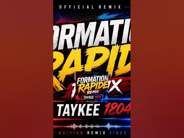 Video thumbnail for FORMATION RAPIDE REMIX 🔥 Taykee 1804 | Official Visualizer | Haitian Remix Vibes 2026 🇭🇹