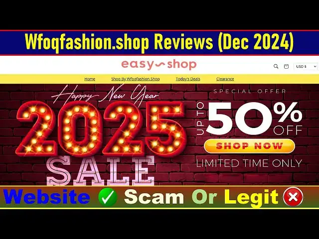 Video thumbnail for Wfoqfashion Shop Reviews Consumer Reports: Before Buy Check Wfoqfashion Is Scam Or Legit? |