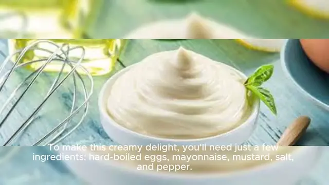 Video thumbnail for Egg Mayonnaise-Recipe