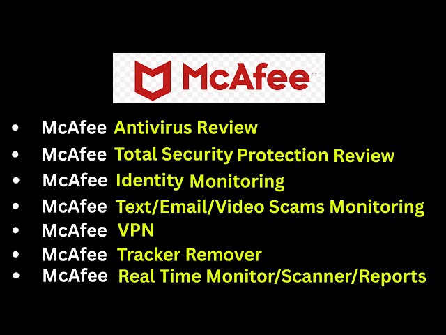 Video thumbnail for McAfee Antivirus \| McAfee Total Protection \| McAfee Antivirus Review \| Internet Security, McAfee VPN