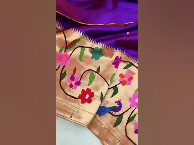 Video thumbnail for Bridal Paithani Lehenga Fabric | 4m Unstitched Beauty 💖#paithani #indianattire #lehenga