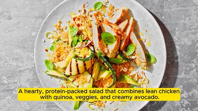 Video thumbnail for Chicken and Quinoa Salad with Avocado
