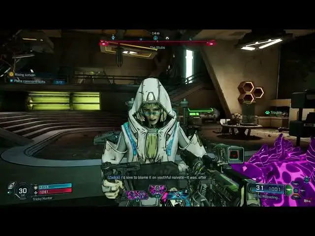 'Video thumbnail for Borderlands 4 - Rising Action: Talk To Zadra: Place Command Bolts 3/3 "Hope You Forgive Me" Gameplay'