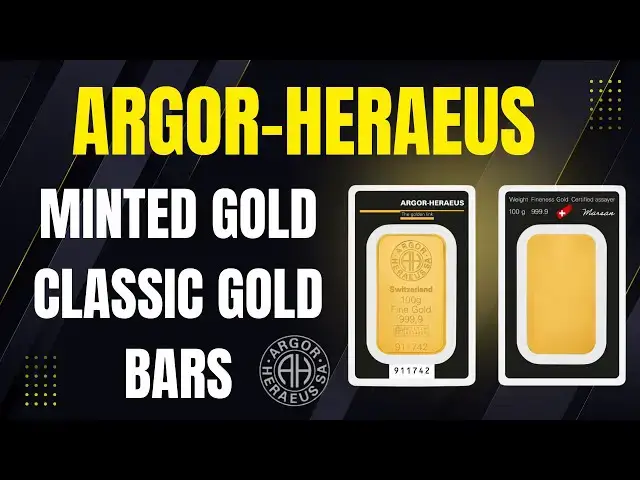 Video thumbnail for Argor Heraeus  - Minted Gold Classic Gold Bars #gold #goldratetoday #goldpricetoday #goldrate
