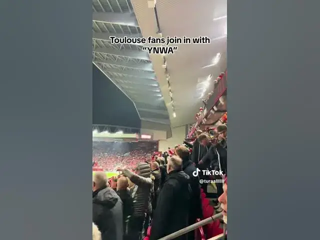 'Video thumbnail for Tulouse fans join in for You'll Never Walk Alone'
