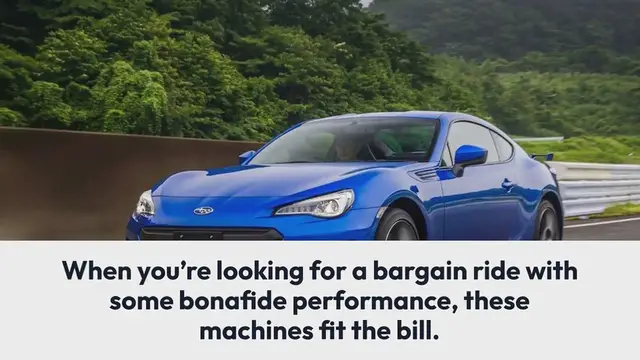 Video thumbnail for Cheap, Fast Cars for Under $25,000