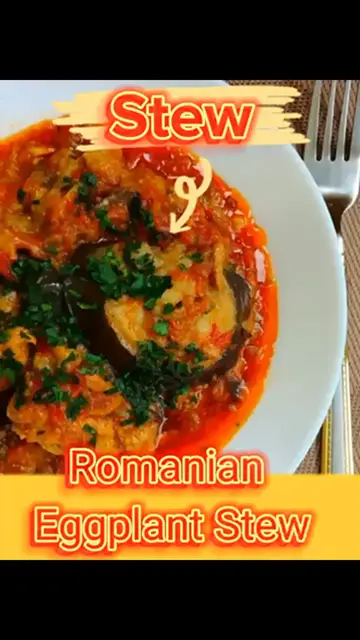 Video thumbnail for Romanian Eggplant Stew