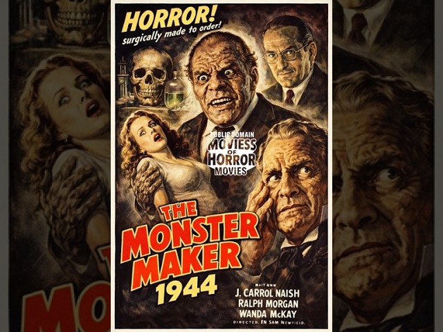 Video thumbnail for THE MONSTER MAKER 1944 HORROR/SCI FI