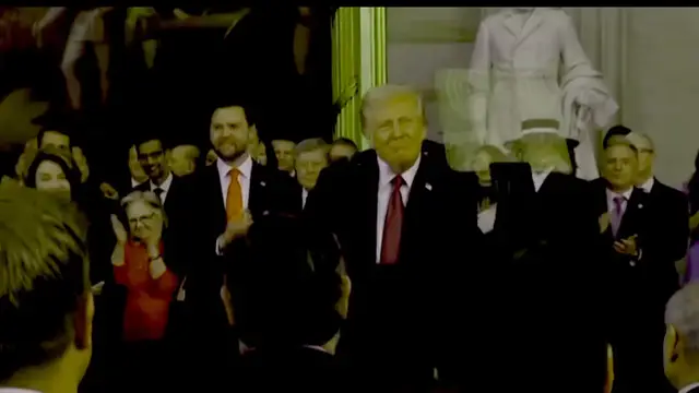 Video thumbnail for Donald Trump declares 'the golden age of America begins right now'