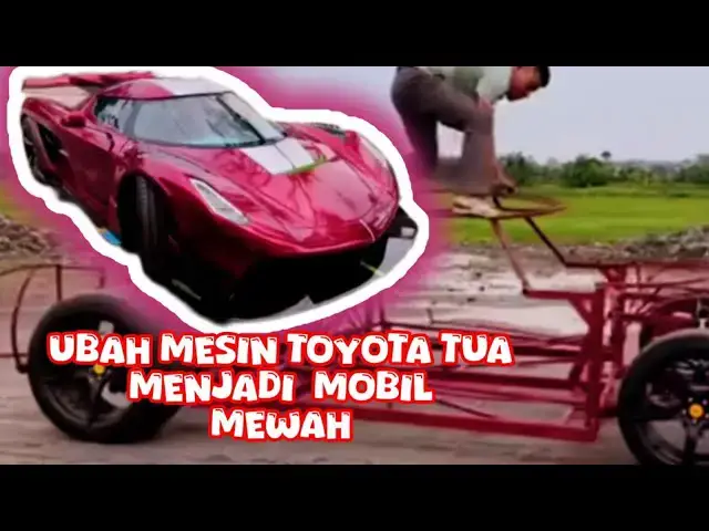 'Video thumbnail for Proses daur ulang mesin Toyota menjadi mobil sport mewah!! 100 hari'
