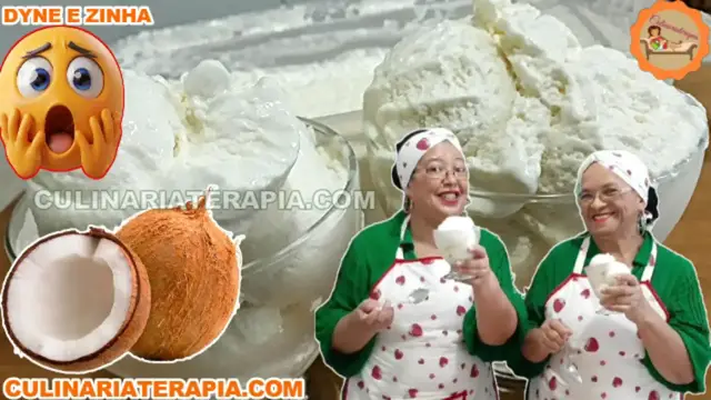 'Video thumbnail for O Segredo do Sorvete de Coco Caseiro Tipo Industrial Super Cremoso com Ingredientes Simples'