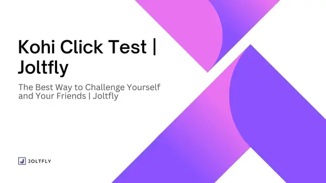 Video thumbnail for Kohi Click Test: A Fun and Competitive Way to Challenge Your Mouse Ability with Joltfly