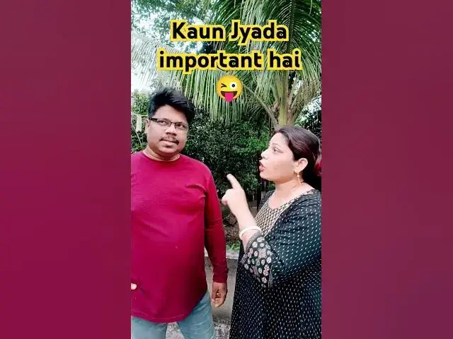 Video thumbnail for Kaun Jyada important hai😜 #comedy #varshaofficial #funny #varsha #fun #mrsvarshaofficial #jokes