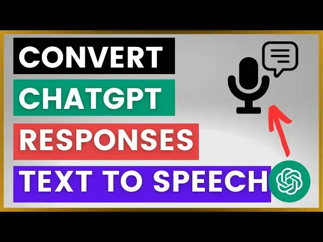 Video thumbnail for How To Convert Text To Speech In ChatGPT Without Extension? [in 2024]
