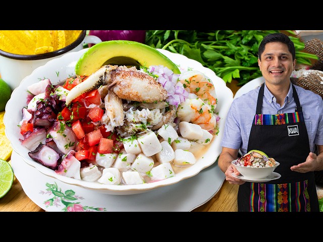 Video thumbnail for Cómo hacer CEVICHE MARINERO paso a paso | KWA