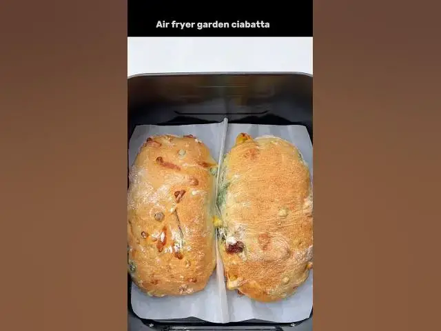 Video thumbnail for How to make Ciabatta bread in the air fryer