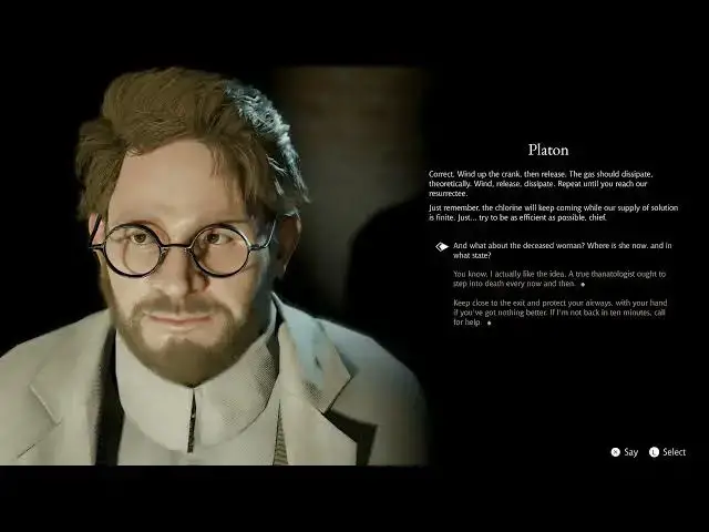 Video thumbnail for Pathologic 3 - Day 1: The Capital Two Weeks Ago: Talk with Platon About Prototype Device Gameplay