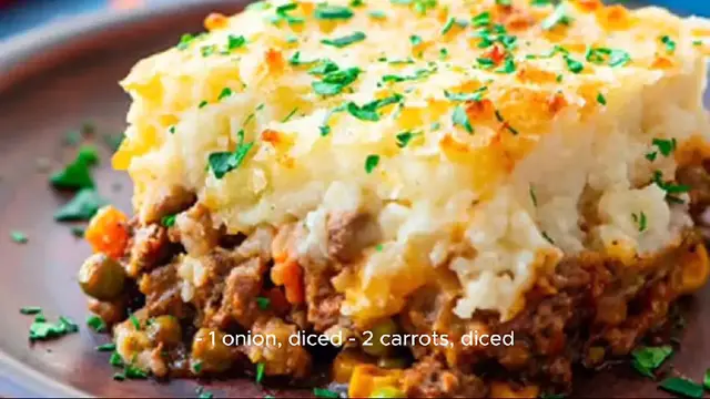 Video thumbnail for Shepherd's pie recipe