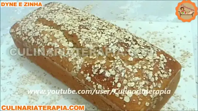 Video thumbnail for PÃO INTEGRAL DE AVEIA E MEL FEITO NA BATEDEIRA OU LIQUIDIFICADOR, SEM SOVAR