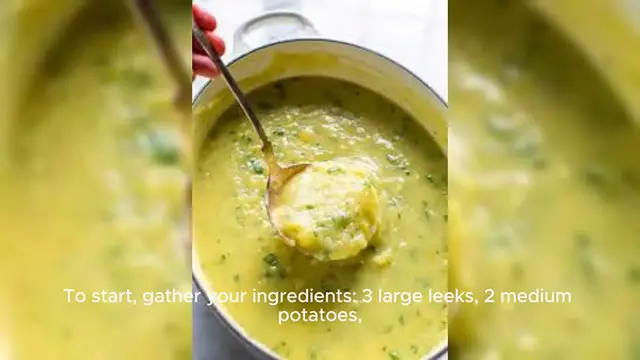 Video thumbnail for Leek and photato recipe
