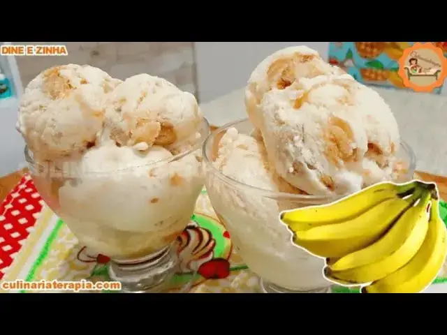 Video thumbnail for 🍌Sorvete de Banana Caramelizada Super Cremoso Rende Mais de 4 Litros!