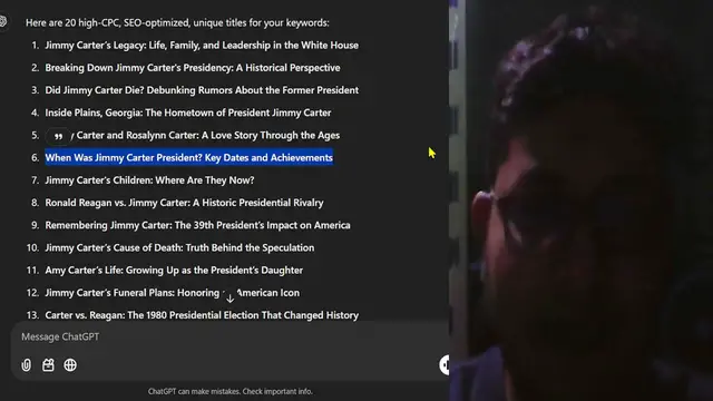 'Video thumbnail for When Was Jimmy Carter President Key Dates and Achievements'