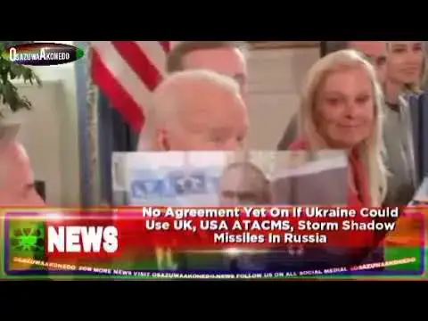 'Video thumbnail for No Agreement Yet On If Ukraine Could Use UK, USA ATACMS, Storm Shadow Missiles In Russia'