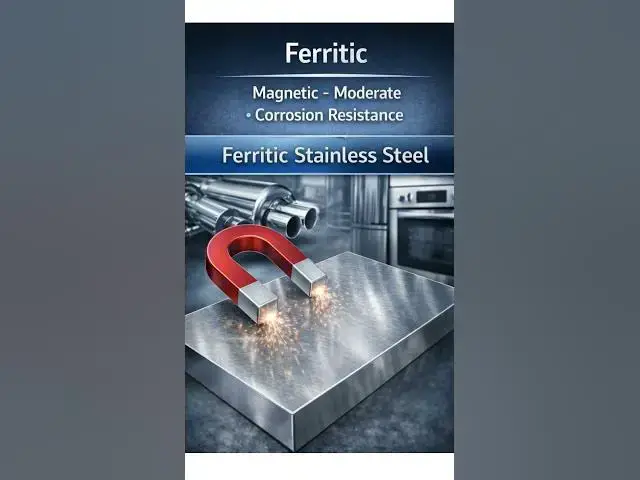 Video thumbnail for Not all stainless steel is same! Learn 304, 316, ferritic & martensitic  #Engineering #steel