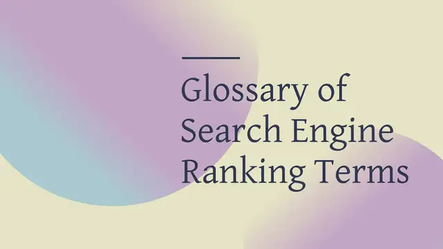 Video thumbnail for Glossary of Search Engine Ranking Terms