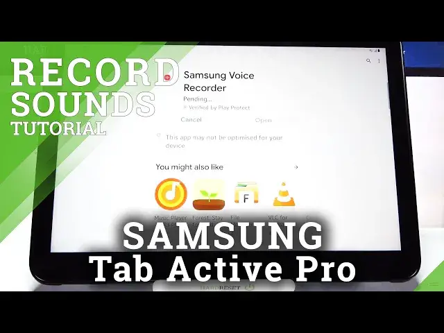 'Video thumbnail for How to Use Sound Recorder in SAMSUNG Galaxy Tab Active Pro – Record Sound'