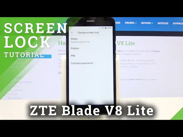 'Video thumbnail for How to Set Lock Method in ZTE Blade V8 Lite – Add Screen Lock'