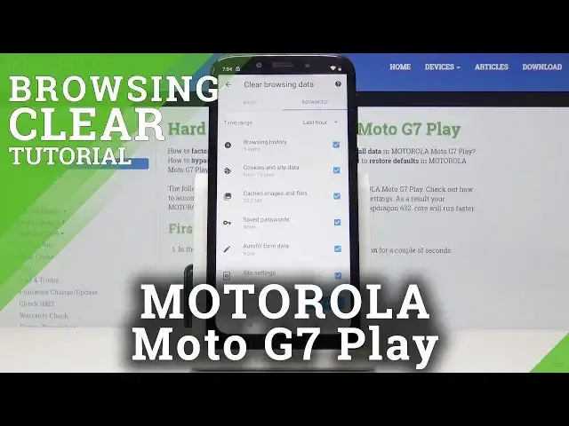 'Video thumbnail for How to Clear Browsing Data in MOTOROLA Moto G7 - Erase Browser Storage'