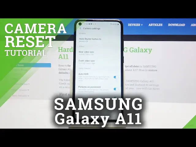 'Video thumbnail for How to Reset Camera Settings on SAMSUNG Galaxy A11 – Reset Camera Configurations'