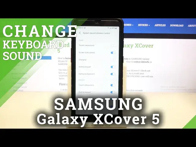 'Video thumbnail for How to Turn Off Keyboard Sound in SAMSUNG Galaxy XCover 5 – Disable Keyboard Sounds'
