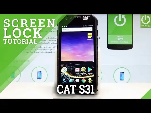 'Video thumbnail for How to Set Screen Lock in CAT S31 - Pattern & Password Settings'