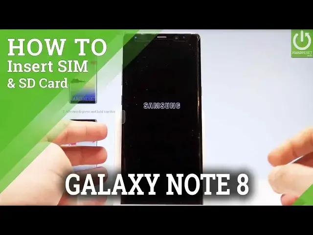 'Video thumbnail for How to Insert SIM & SD in SAMSUNG Galaxy Note8 - Set Up SIM and SD'
